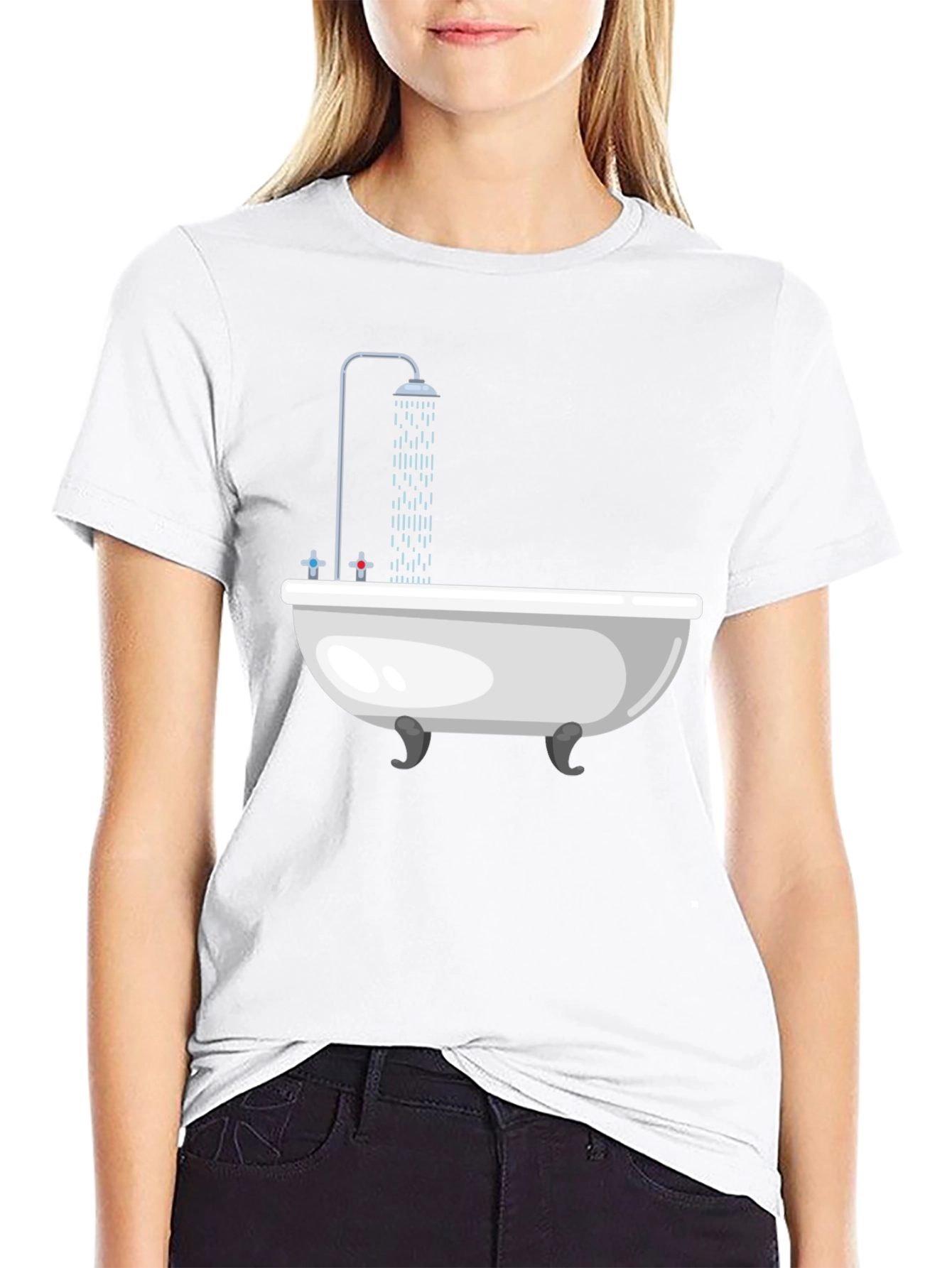 Funny Bathtub Shower T-Shirt