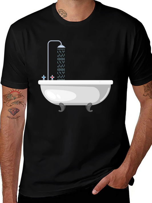 Funny Bathtub Shower T-Shirt