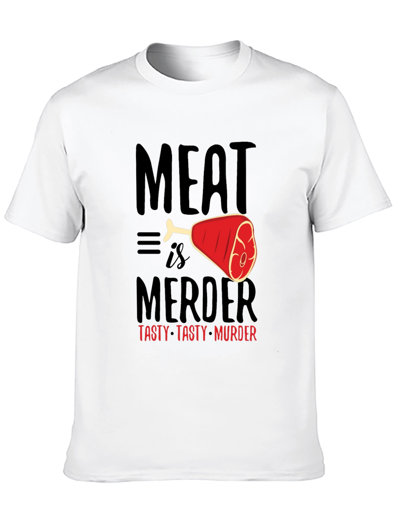 Meat is Murder Graphic T-Shirt - Tasty & Bold