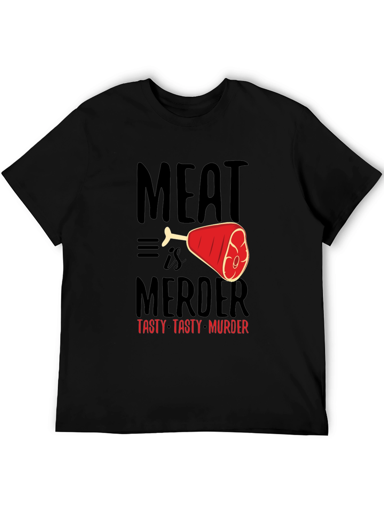 Meat is Murder Graphic T-Shirt - Tasty & Bold