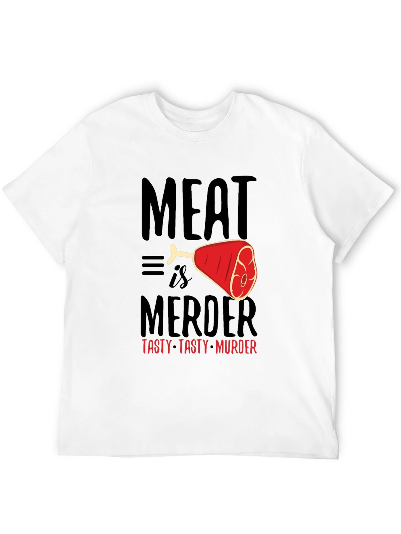 Meat is Murder Graphic T-Shirt - Tasty & Bold
