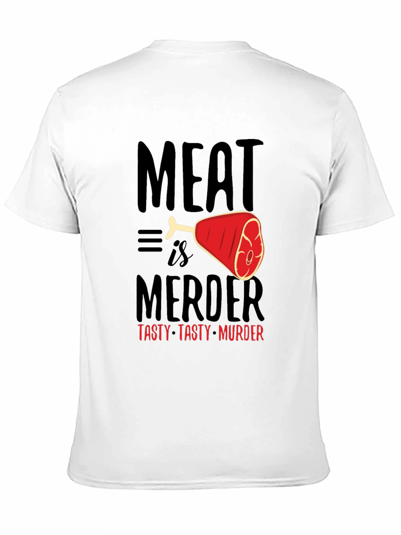 Meat is Murder Graphic T-Shirt - Tasty & Bold