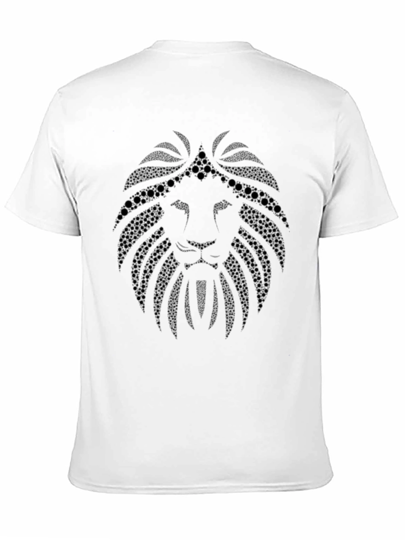 Lion Head Graphic Black T-Shirt