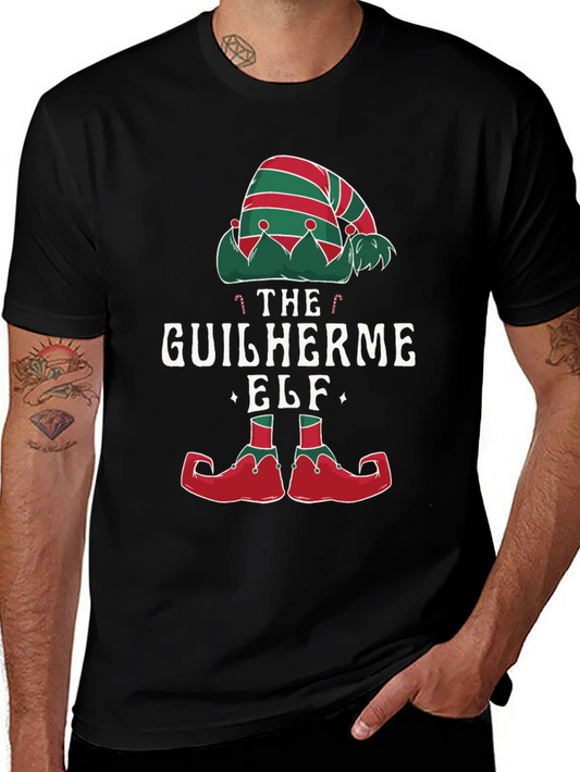 Guilherme Elf Christmas T-Shirt Festive Holiday Tee