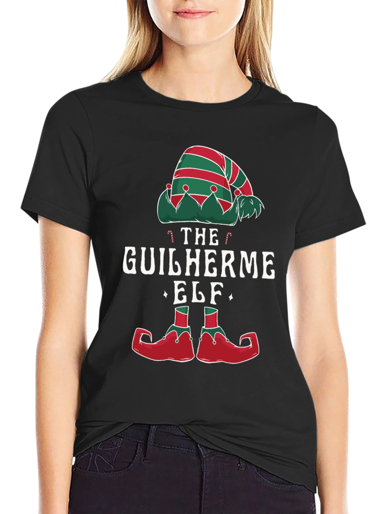 Guilherme Elf Christmas T-Shirt Festive Holiday Tee
