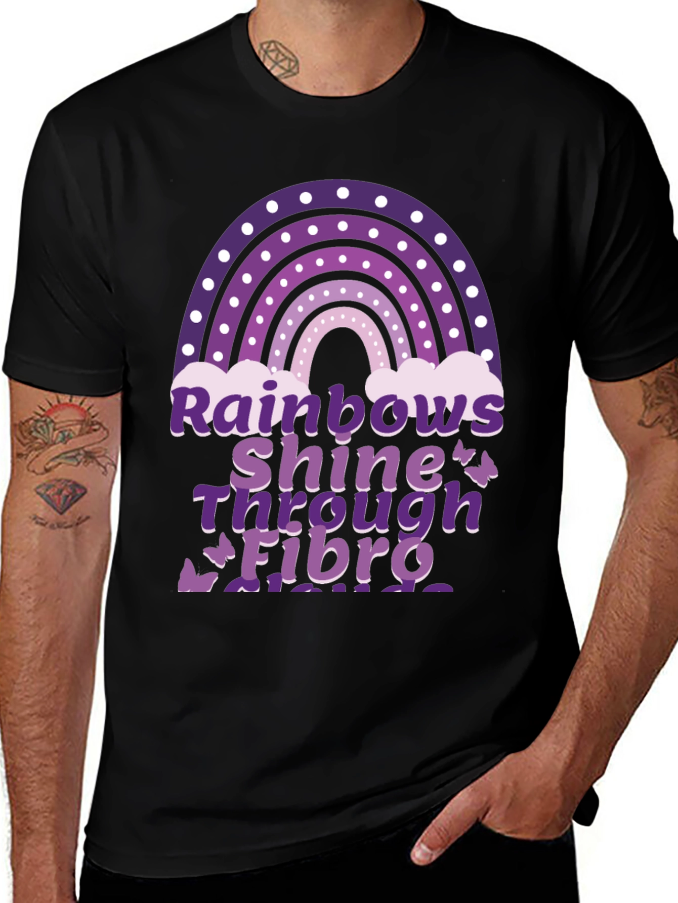 Rainbows Through Fibro T-Shirt