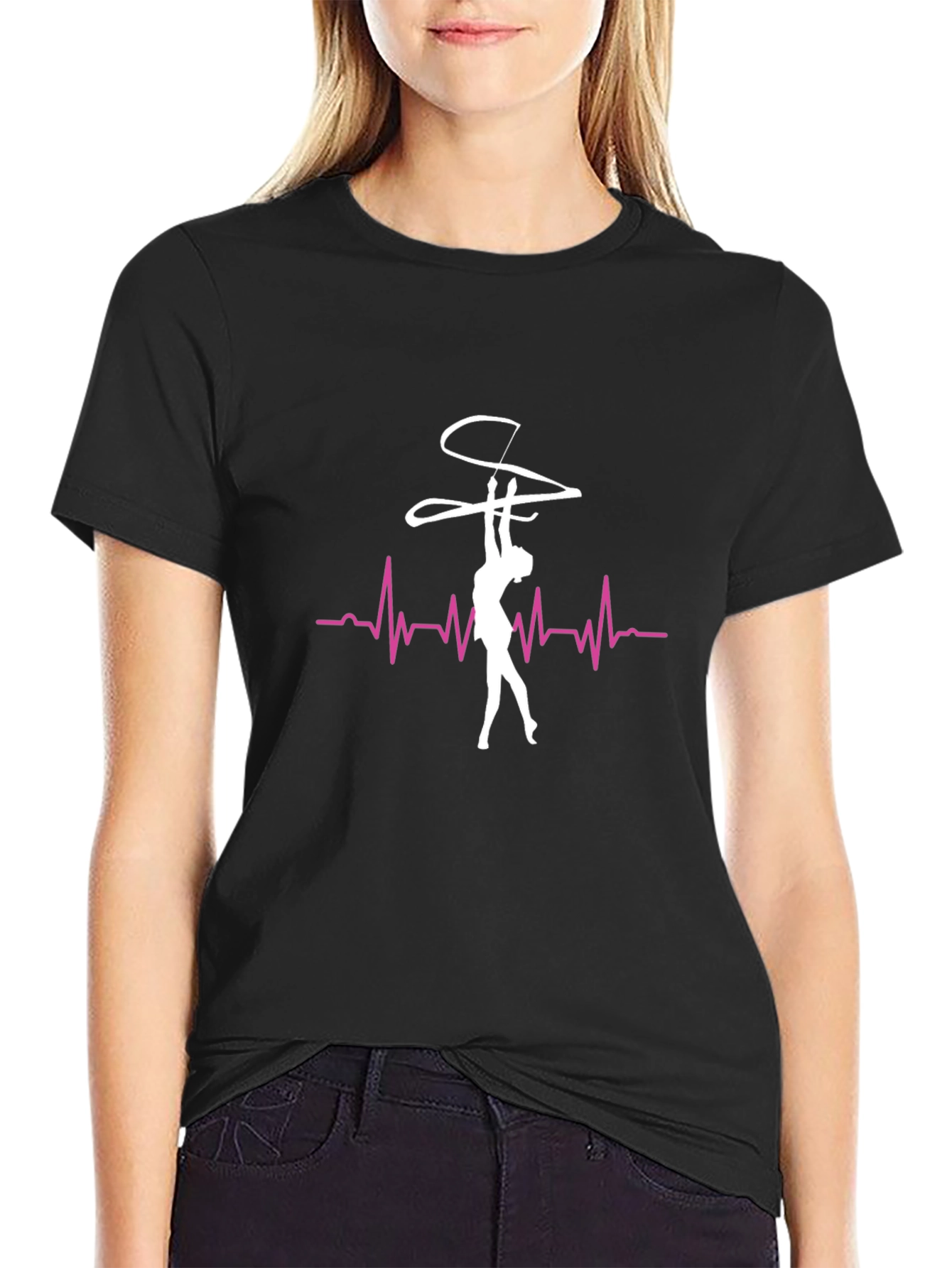 Rhythmic Gymnastics Heartbeat T-Shirt