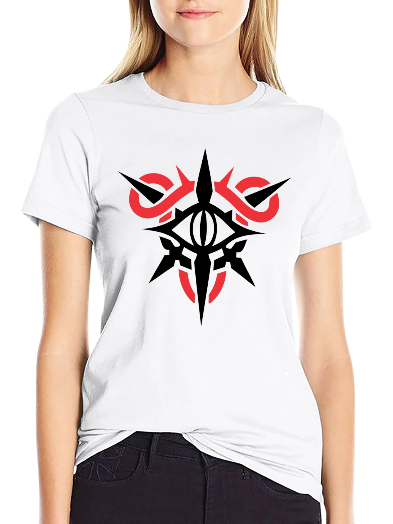 Eye Graphic Black T-Shirt - Edgy Casual Wear