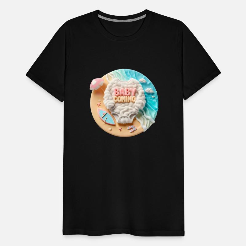 Baby Coming Announcement - Coastal Themed