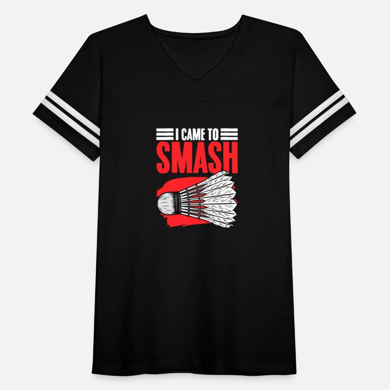 Badminton Humor Smash Shuttlecock Birdie Sport T-S