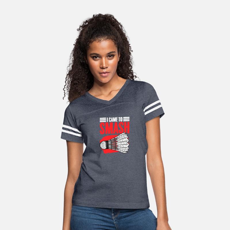 Badminton Humor Smash Shuttlecock Birdie Sport T-S