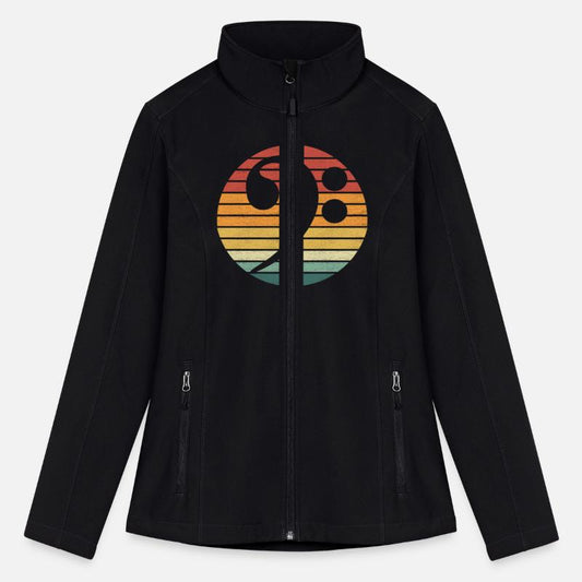 Bass Clef - Vintage Sunset Bassist