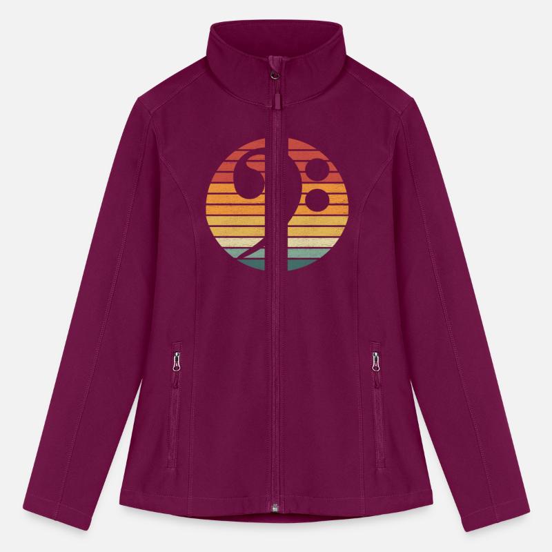 Bass Clef - Vintage Sunset Bassist