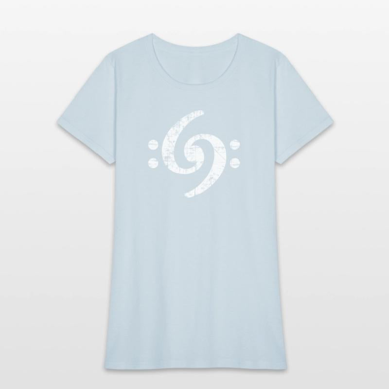 Bass Clef 69 (Vintage White) Bassist & Musician