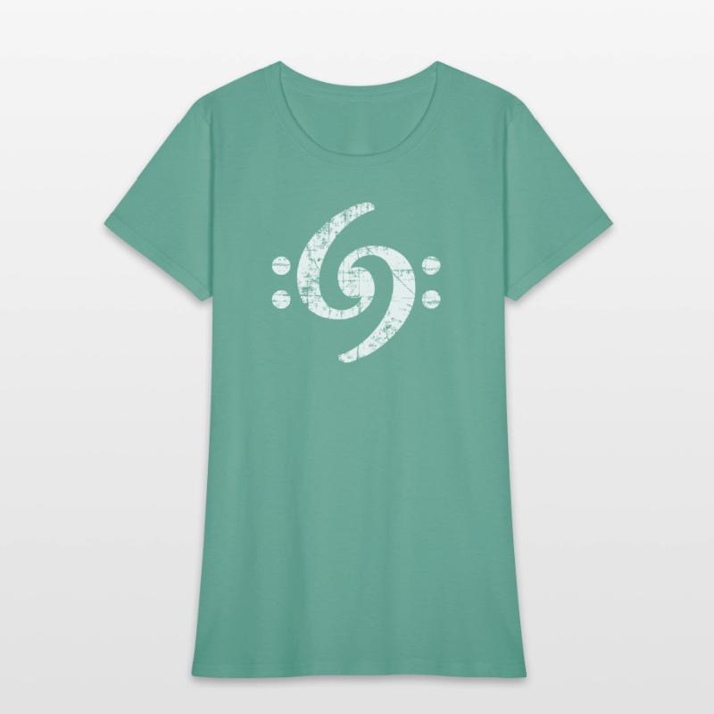 Bass Clef 69 (Vintage White) Bassist & Musician
