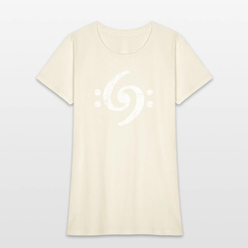 Bass Clef 69 (Vintage White) Bassist & Musician