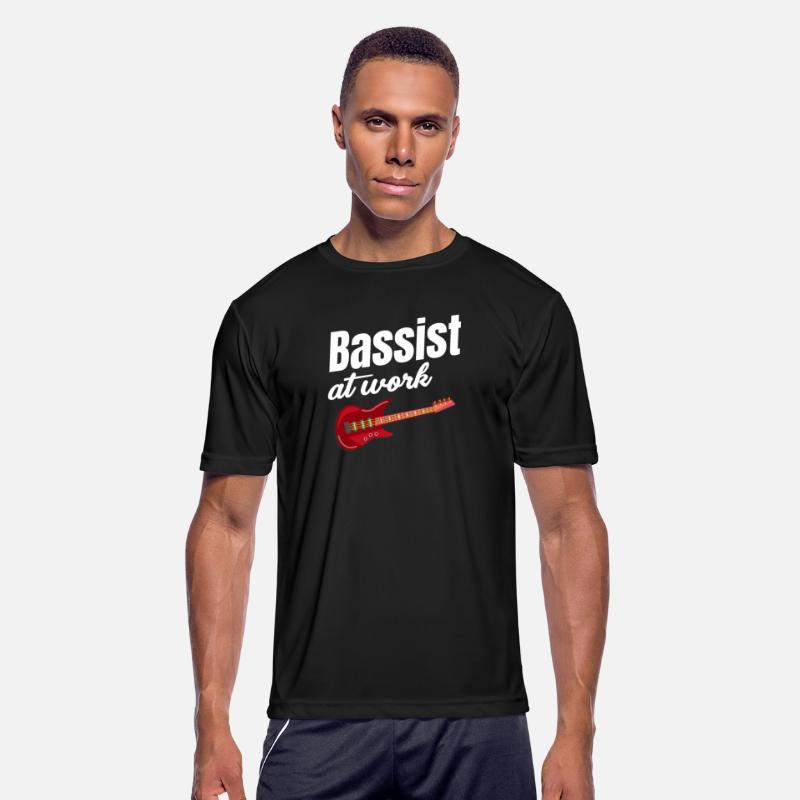 Bassist At Work Funny Guitarist Player Metalcore