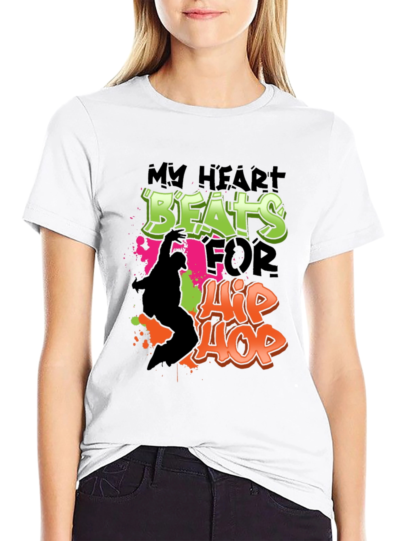 My Heart Beats For Hip Hop Graphic Tee