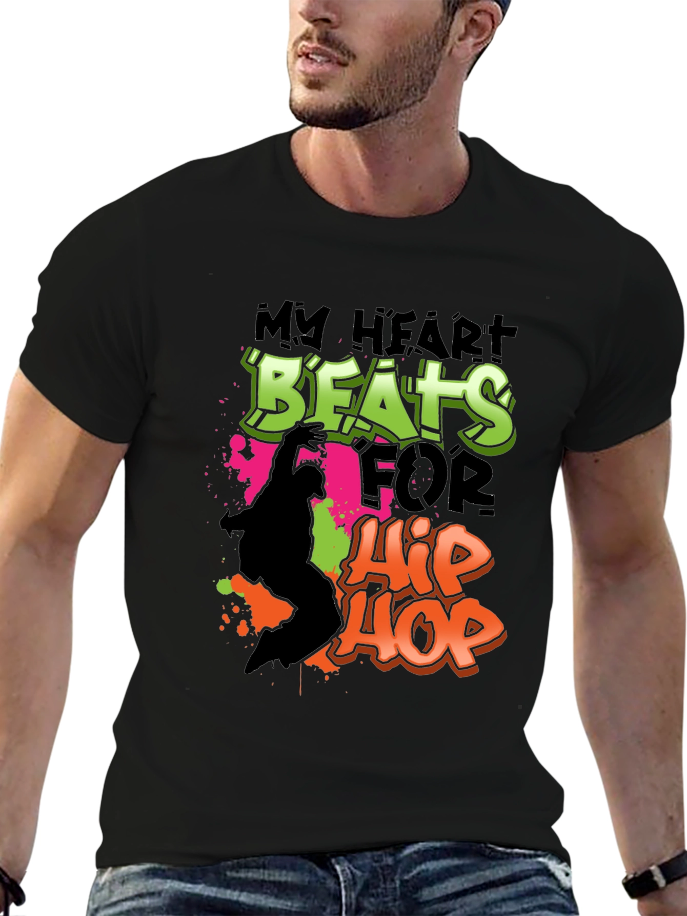 My Heart Beats For Hip Hop Graphic Tee