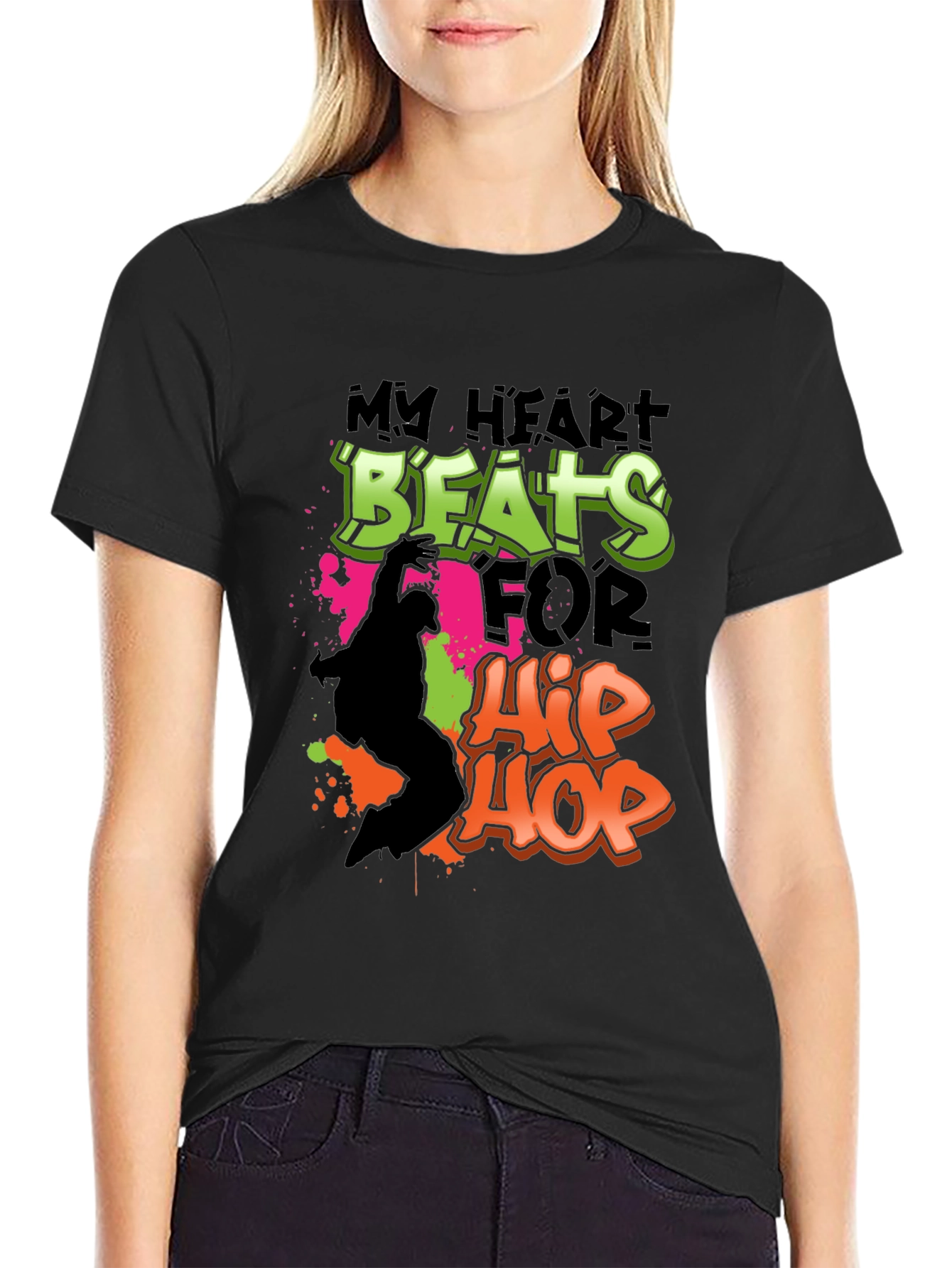 My Heart Beats For Hip Hop Graphic Tee