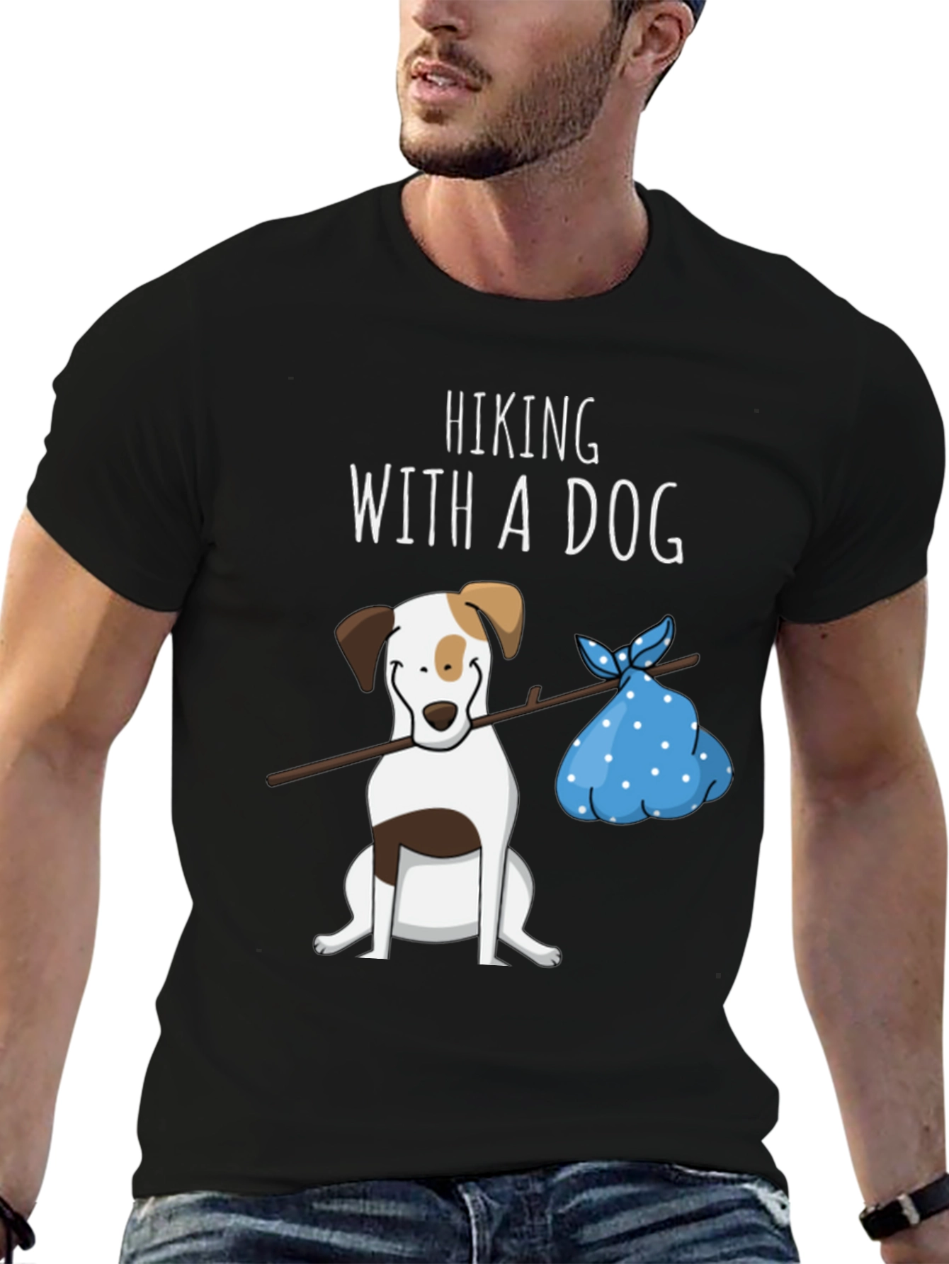 Hiking With A Dog T-Shirt