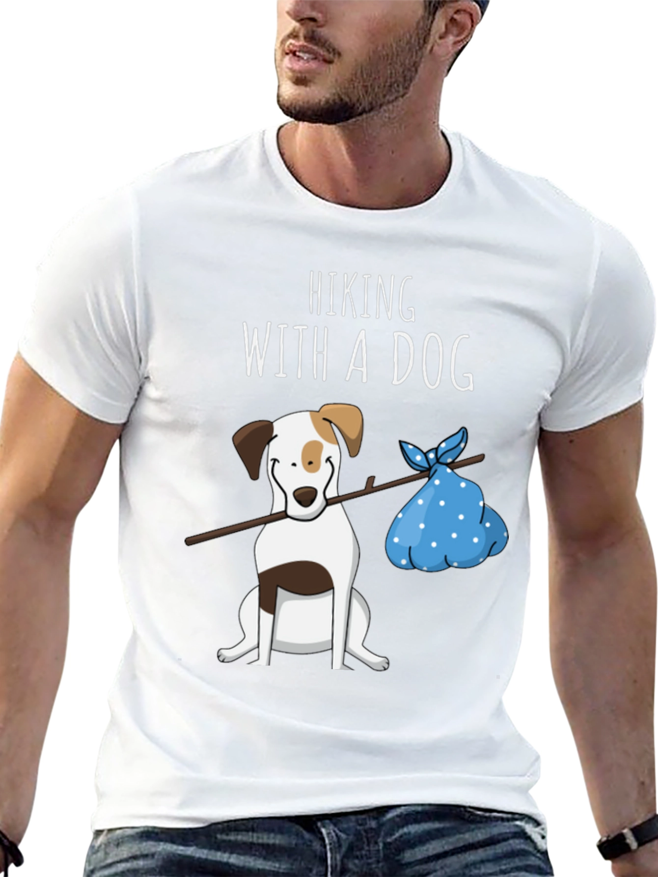 Hiking With A Dog T-Shirt