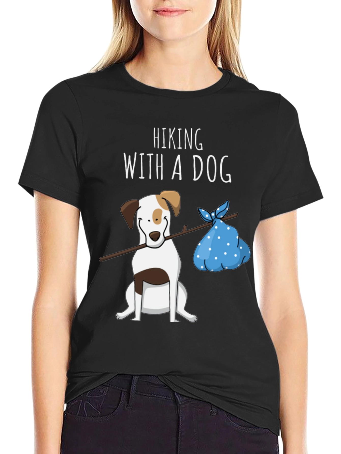 Hiking With A Dog T-Shirt