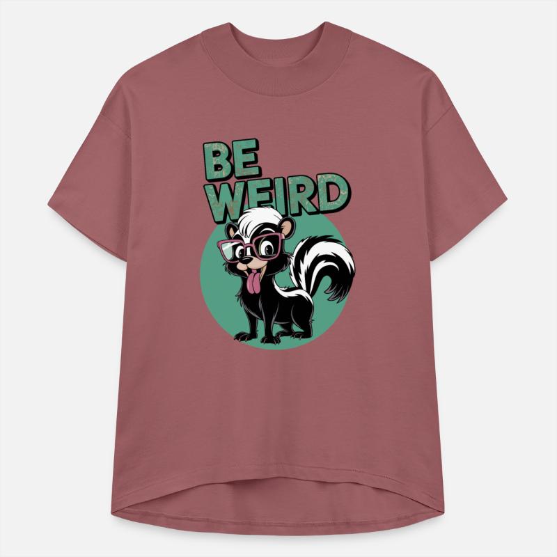 Be Weird Happy Skunk Tongue Sticking Out