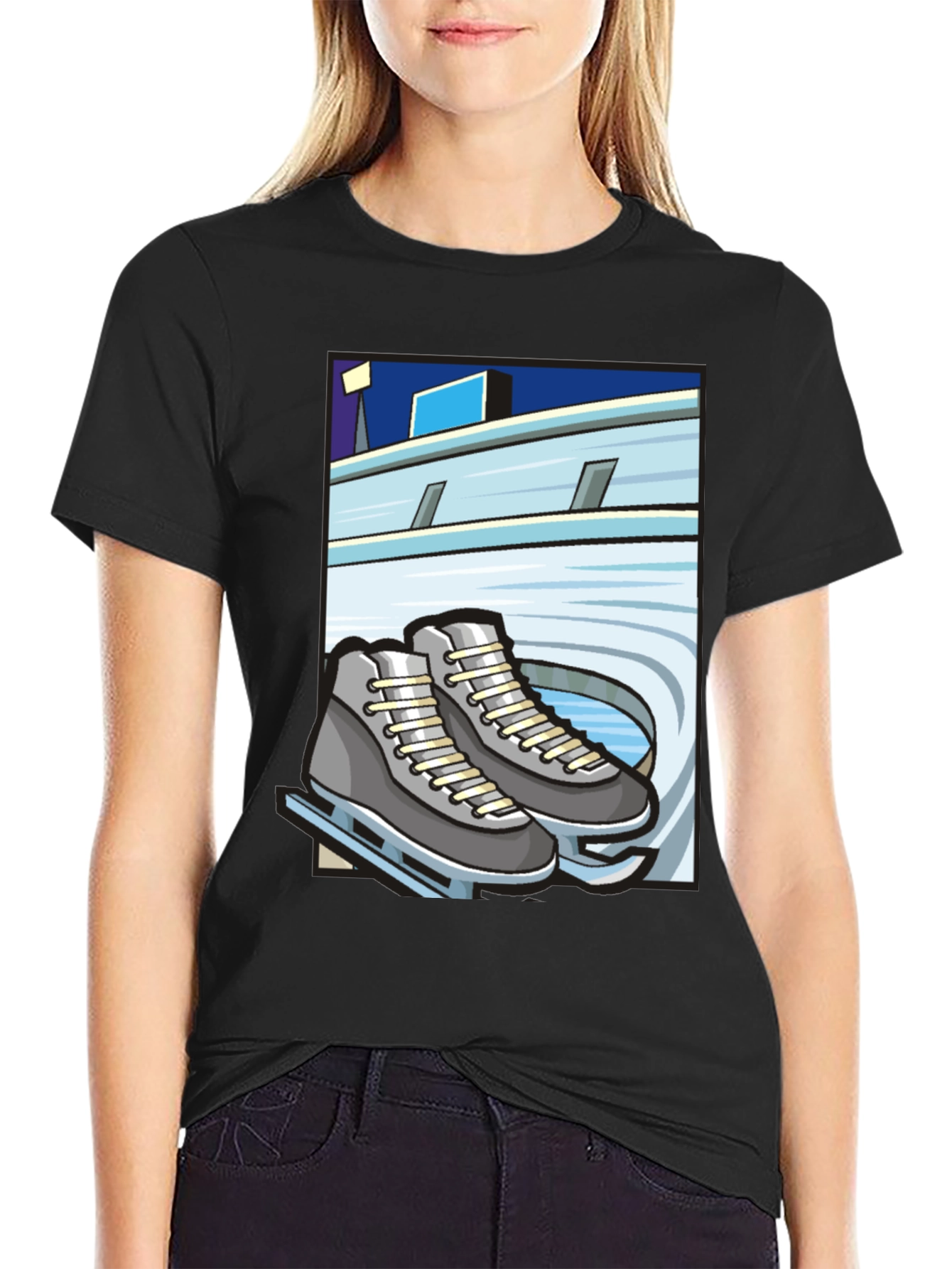 Ice Skates Graphic Tee