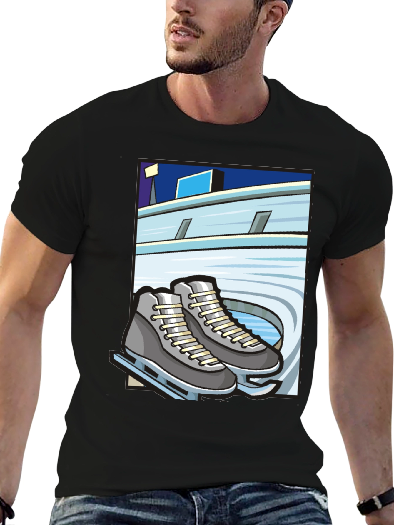 Ice Skates Graphic Tee