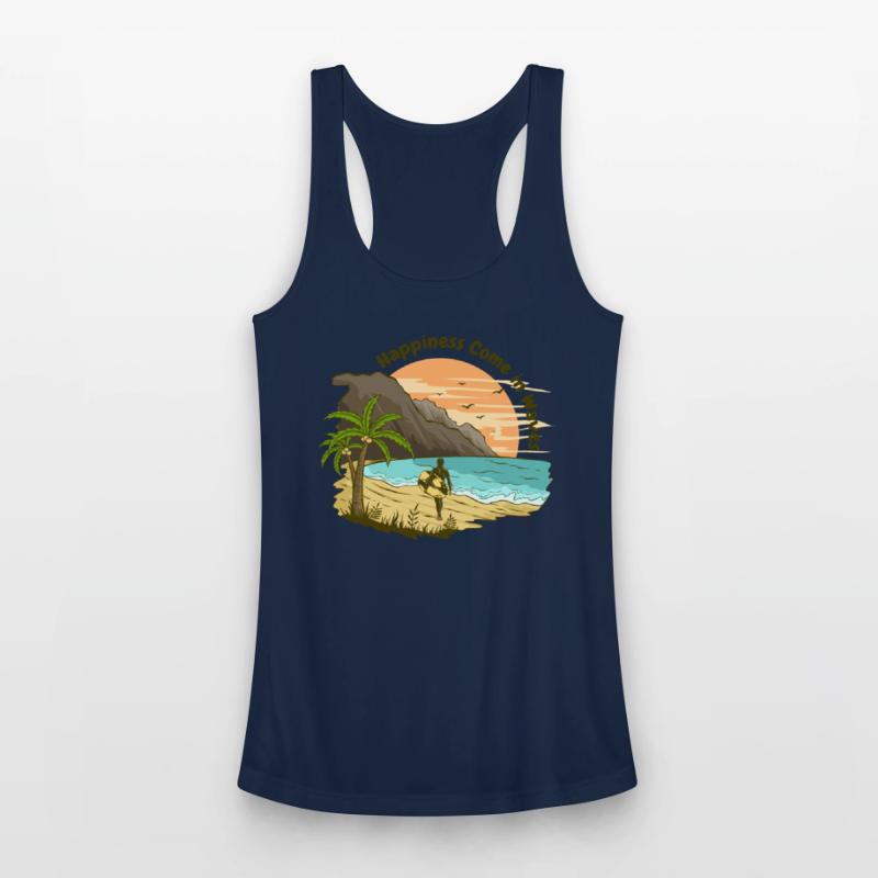 Beach Surfing Island Beach Palm Trees Summer