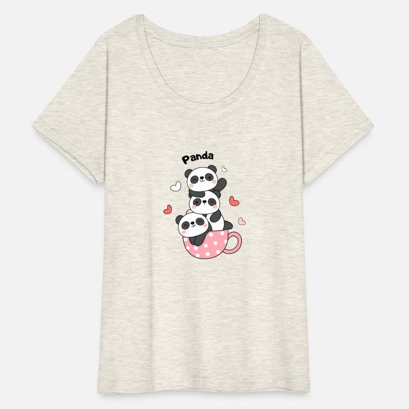 Bear And Panda Couple Classic T-Shirt