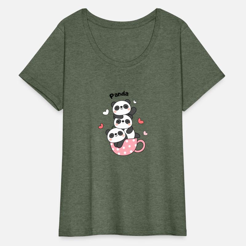 Bear And Panda Couple Classic T-Shirt