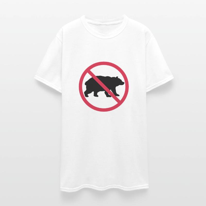 Bear Prohibited Sign