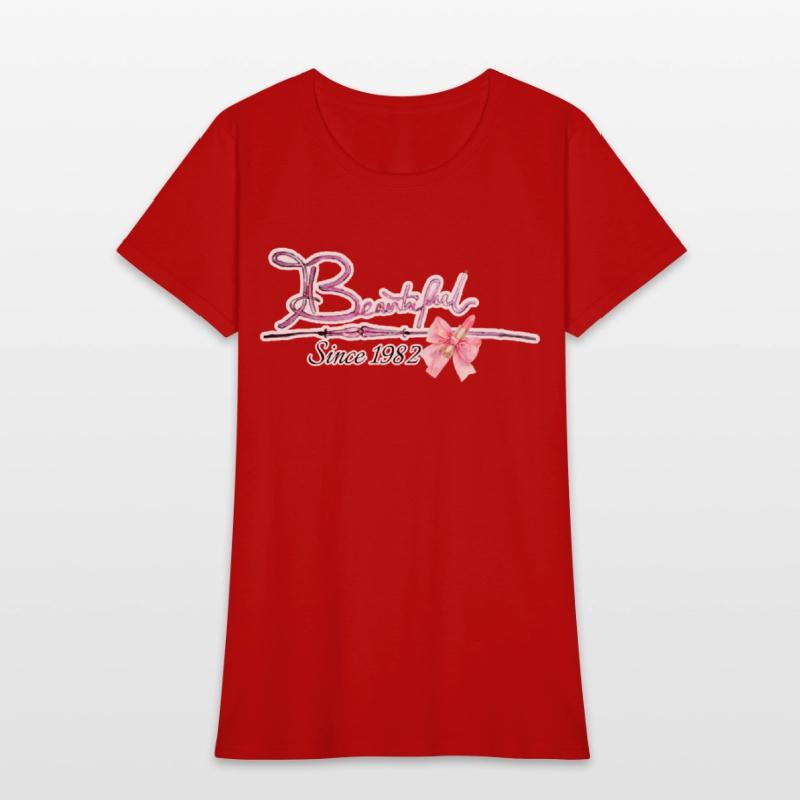 Beautiful since 1982 birthday typography