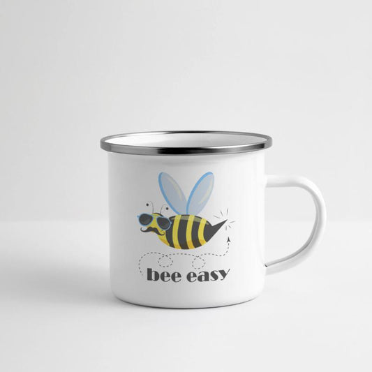 Bee character with mustache sunglasses Bee Easy
