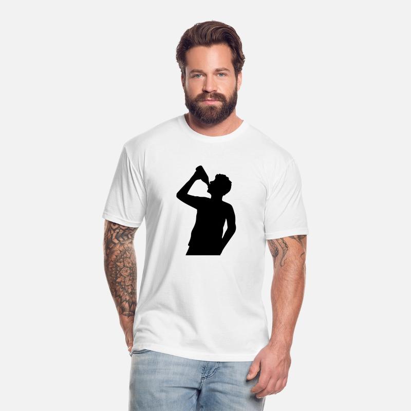 beer drink man silhouette