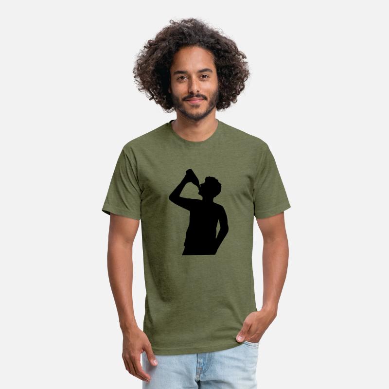 beer drink man silhouette