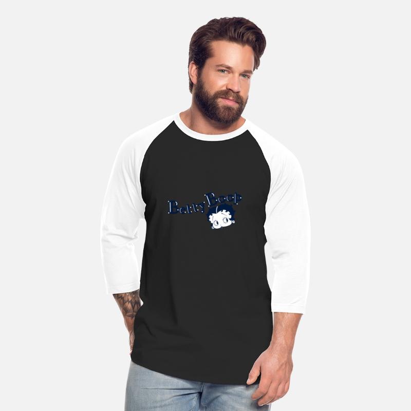 Betty Boop Head Retro Character Long-Sleeve T-Shir