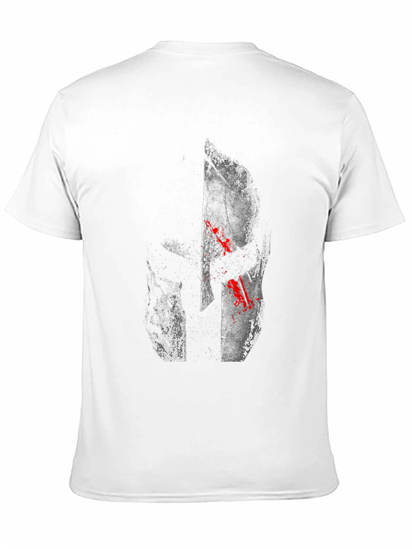 Spartan Helmet Graphic T-Shirt - Black