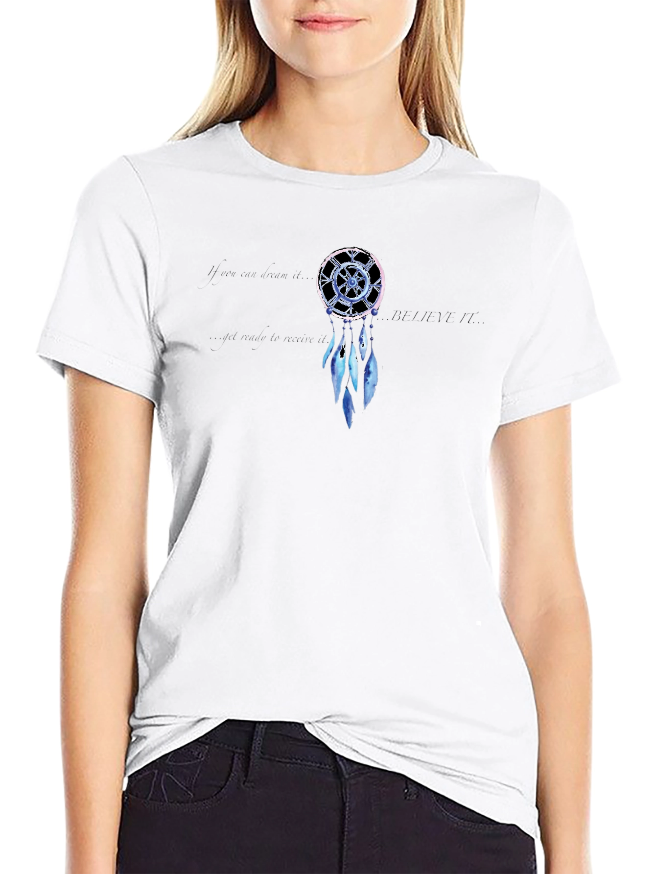 Dreamcatcher Believe Graphic T-Shirt
