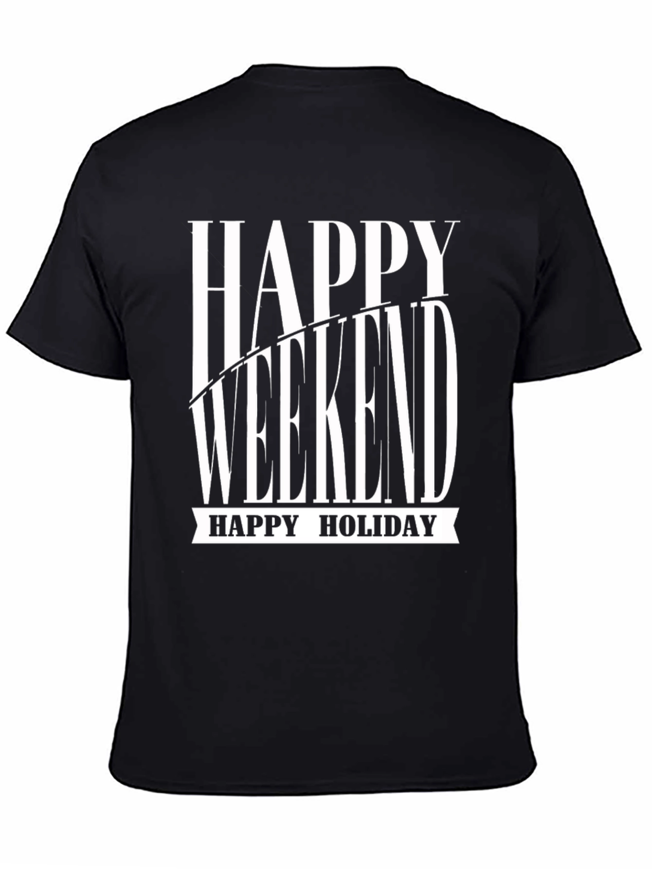 Happy Weekend Holiday Graphic T-Shirt