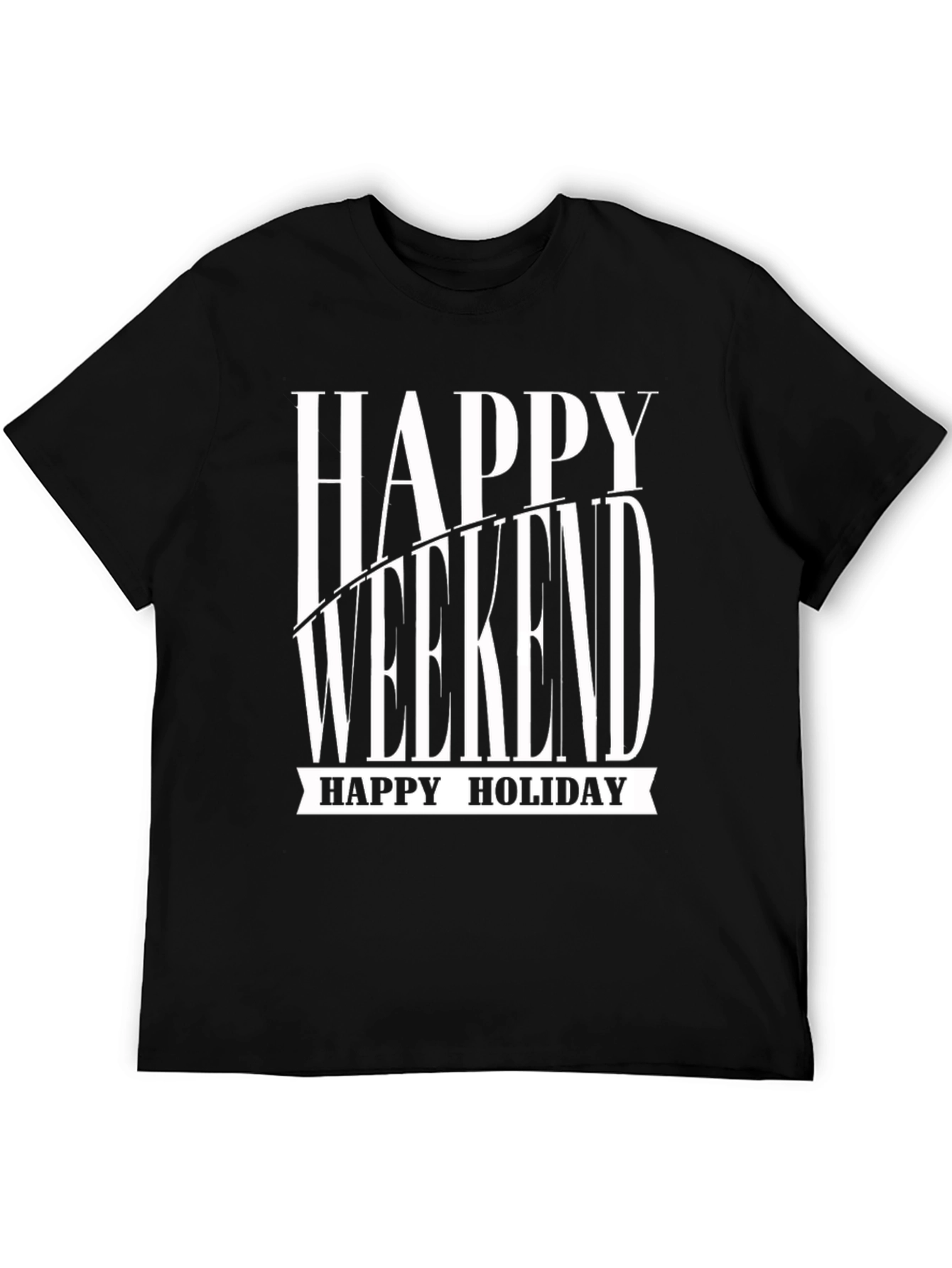 Happy Weekend Holiday Graphic T-Shirt