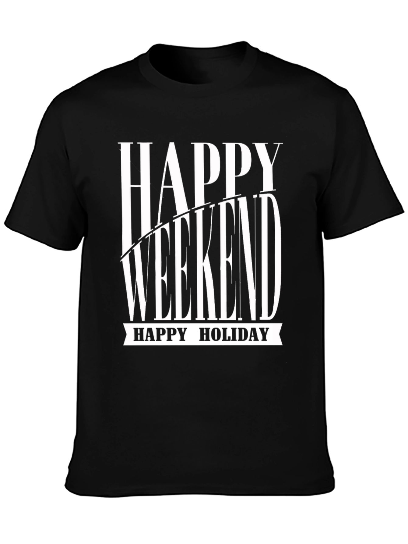Happy Weekend Holiday Graphic T-Shirt