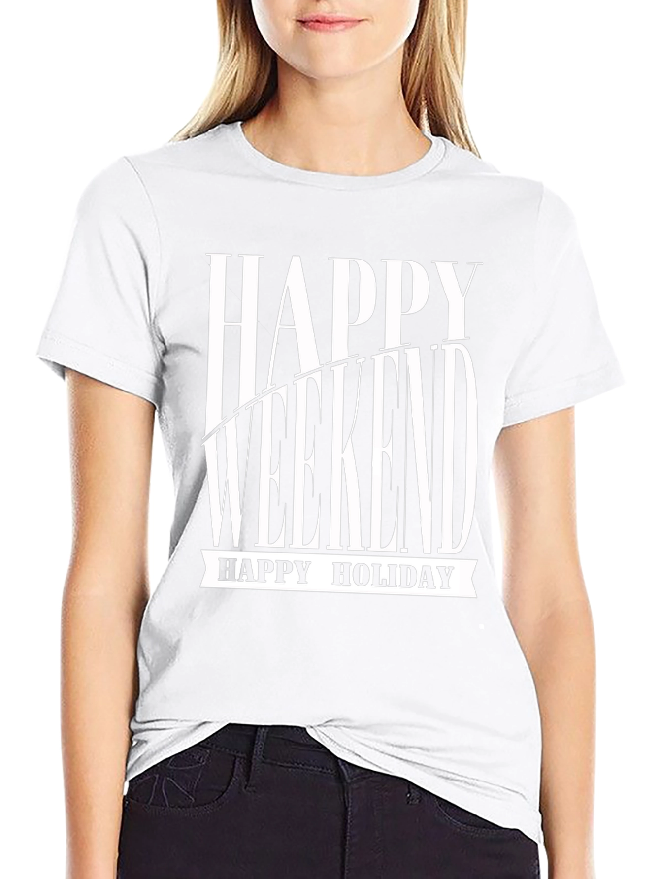 Happy Weekend Holiday Graphic T-Shirt