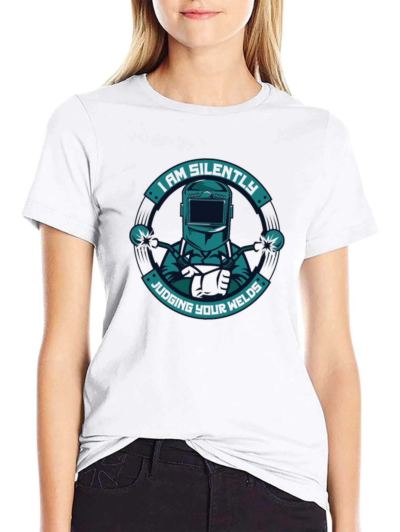 Welders Humor T-Shirt - Judging Your Welds