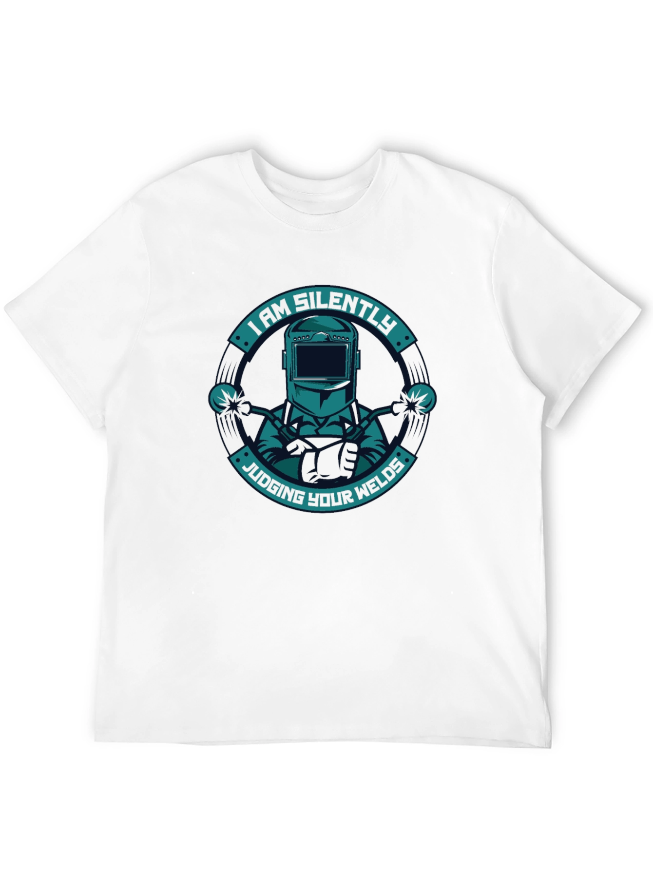 Welders Humor T-Shirt - Judging Your Welds