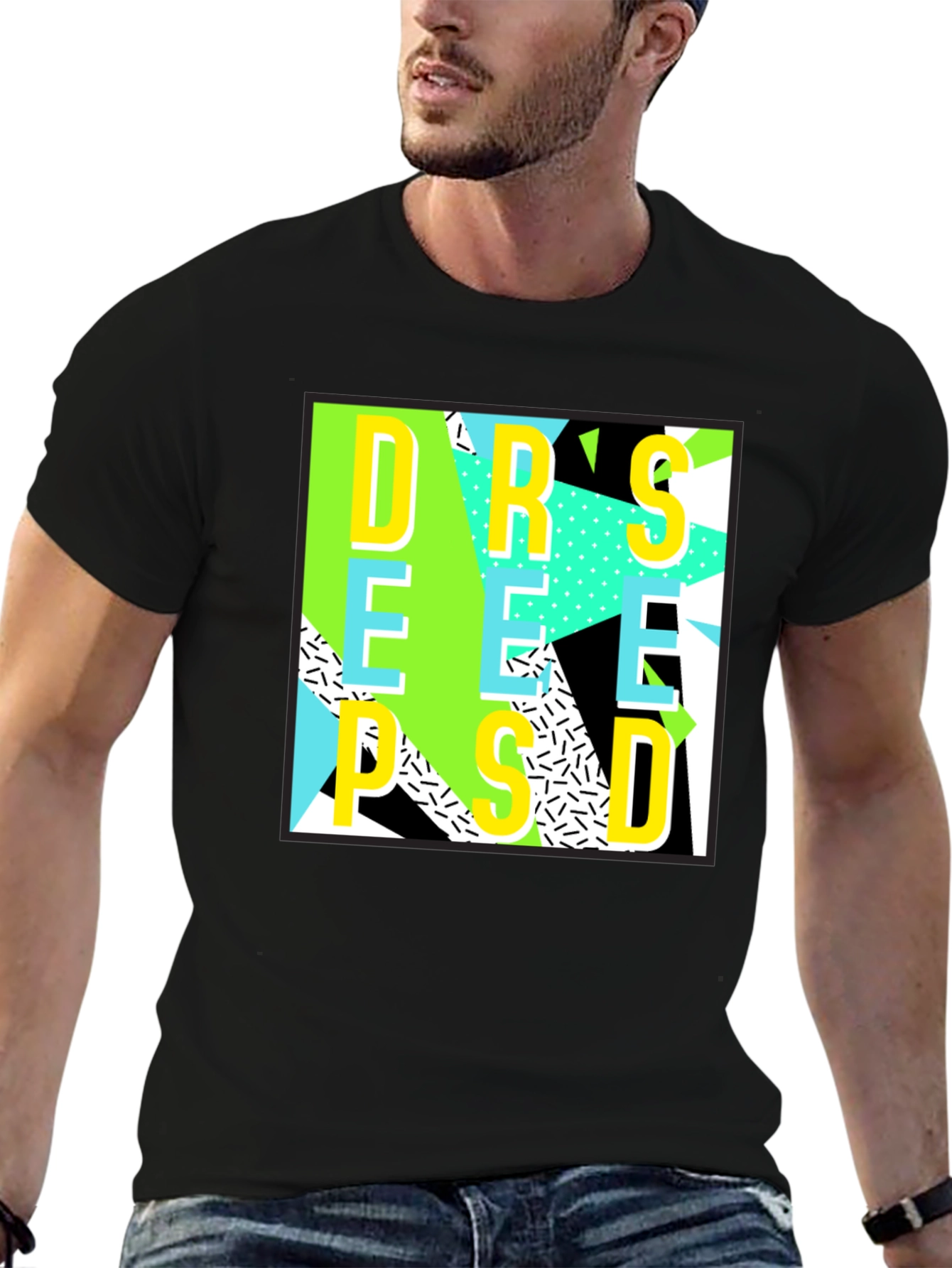 Retro Graphic T-Shirt - Bold 80s Style