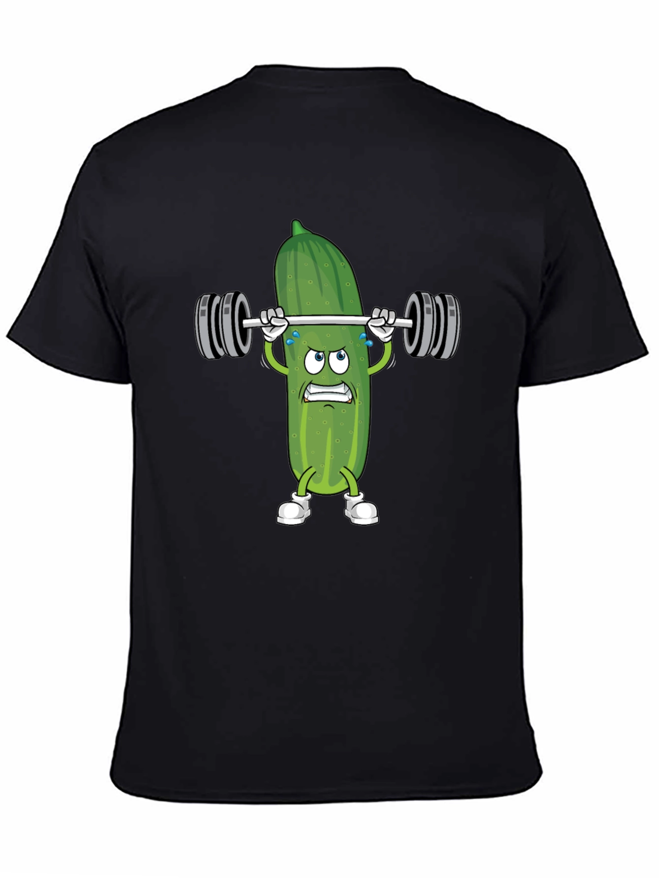 Pickle Lifting Weights Funny T-Shirt