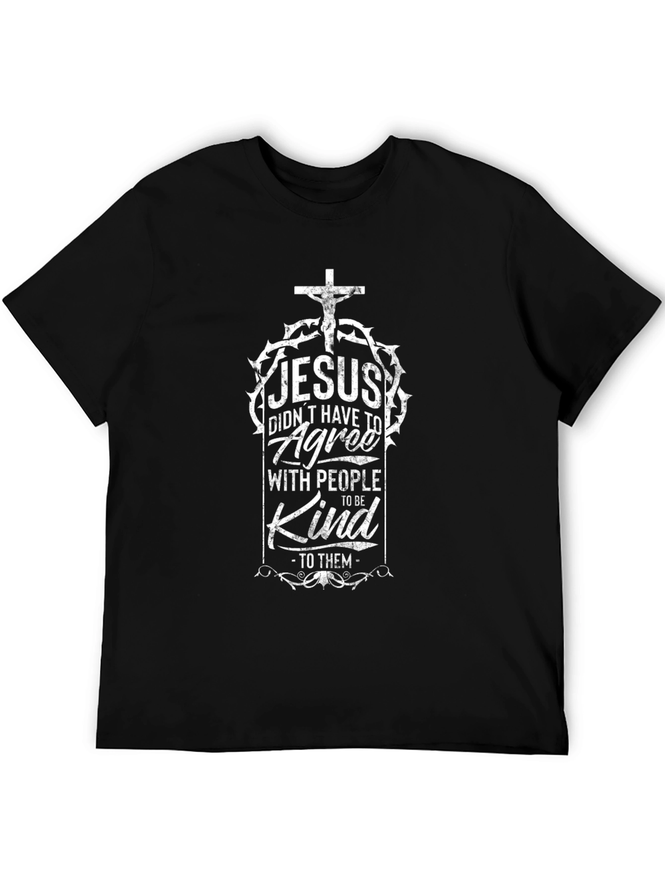 Jesus Kindness Graphic Tee - Black